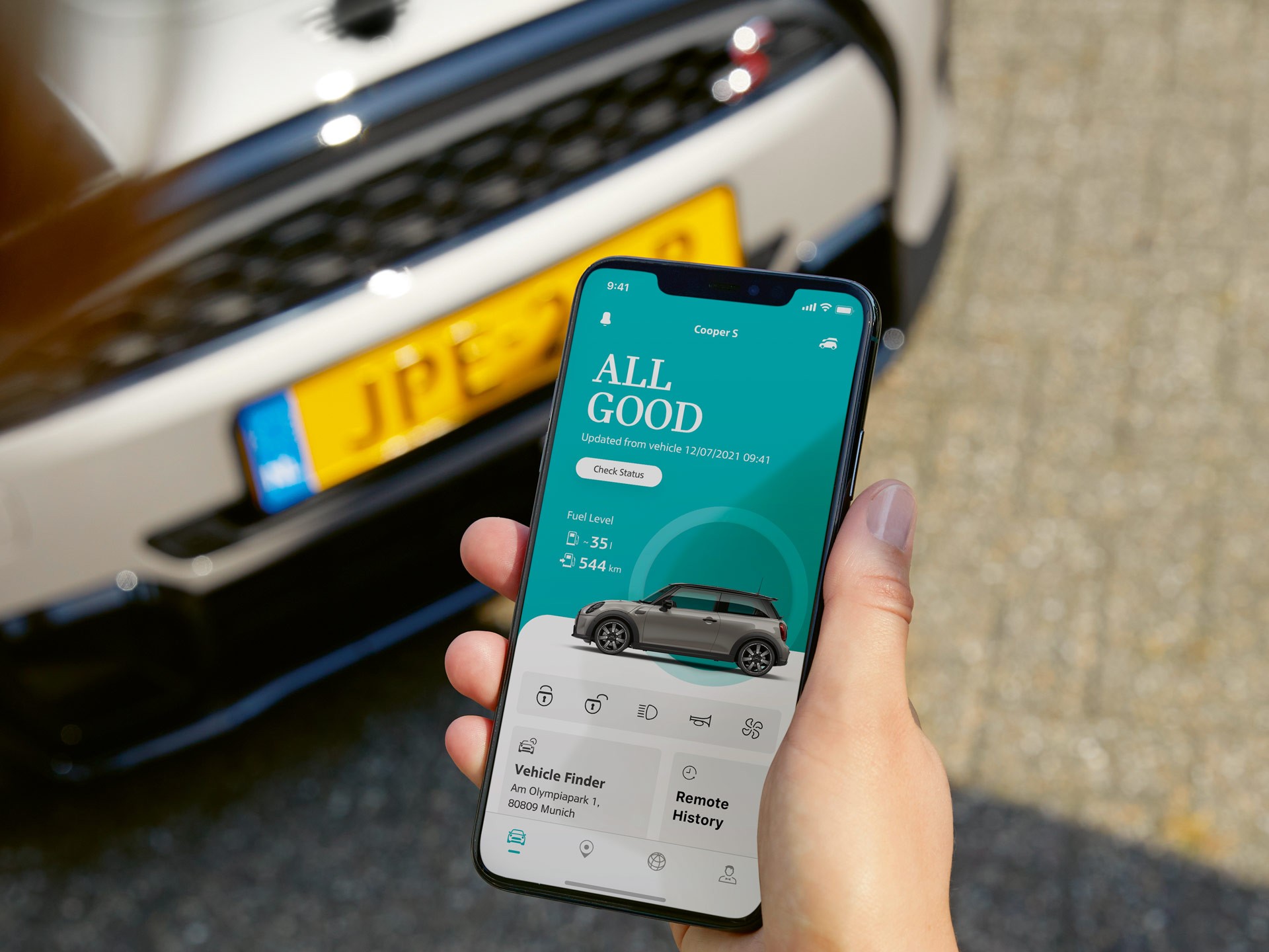 MINI Connected – navigáció – közlekedési információk MINI Connected – navigáció – közlekedési információk